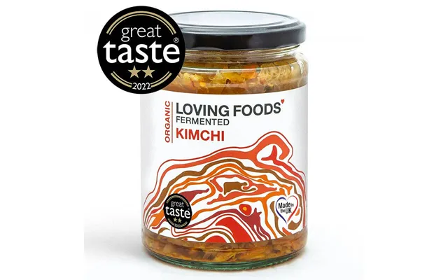 Organic Kimchi Raw Unpasteurised Fermented Vegetables 475g Vegan