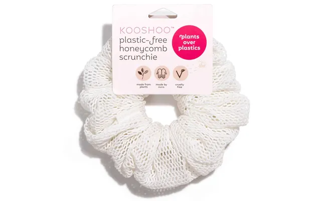 Oversized Plastic-free Honeycomb Scrunchie Organic Cotton product image