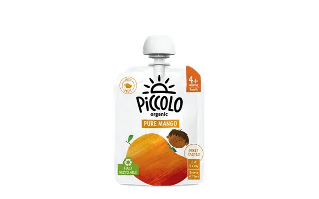 Piccolo Organic Pure Mango Baby Food Pouch 70g 4m