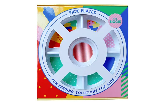 Pick Plates Biggie Divided Plate 5 Compartment Kids Plate 29