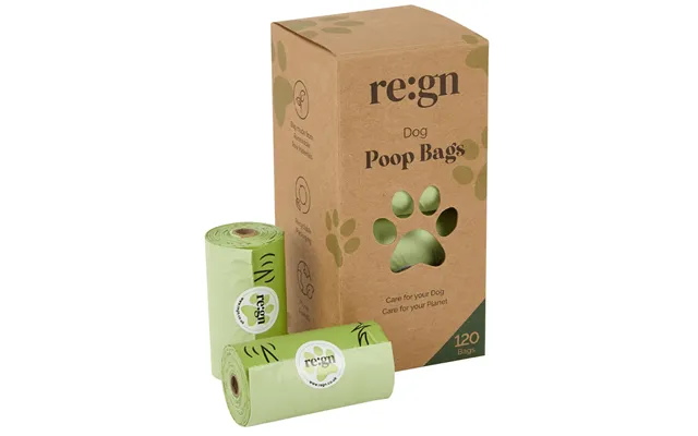Re Gn Extra Thick & Strong Compostable Dog Poop Bags - 120 Bags