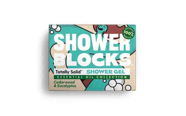 Shower Block Essential Oil Collection Cedarwood & Eucalyptus 100g product image