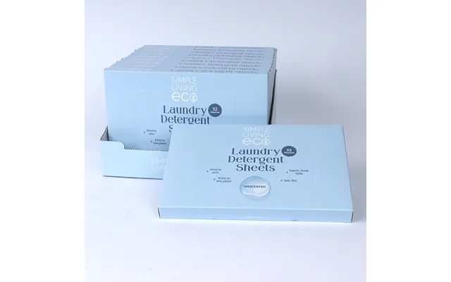 Simple Living Eco Laundry Detergent Sheets 10 Pack 320 Washes Uk Made