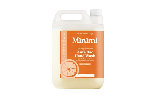 Uplifting Clementine Anti-bac Hand Soap 5l Refill Gel Cleanser