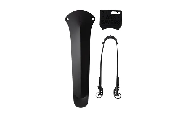 Ass Savers Win Wing Road 2 Rear Mudguard - Clip-on Stealth Black