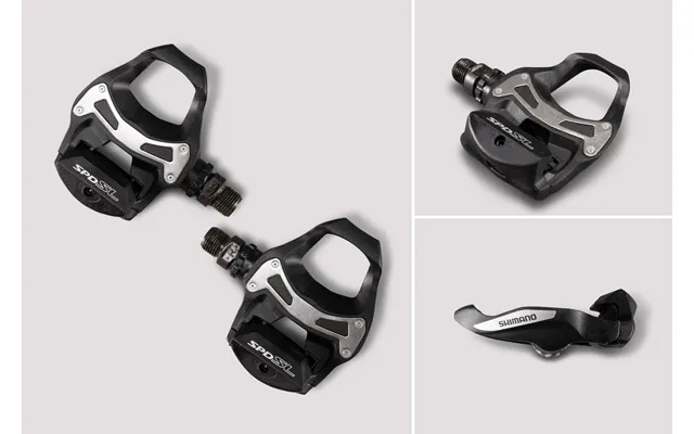 Shimano R550 Spd-sl Clipless Road Bike Pedals - Resin Lightweight With Sh11 Cleats