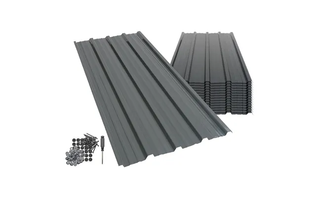 110 X 46cm Corrugated Metal Roofing Sheets - Pack Of 14