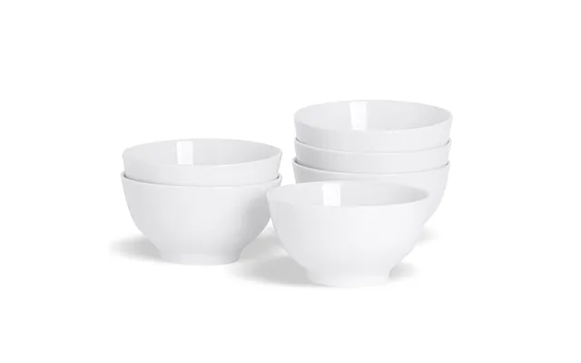 13cm White Rice Bowls - Pack Of Six