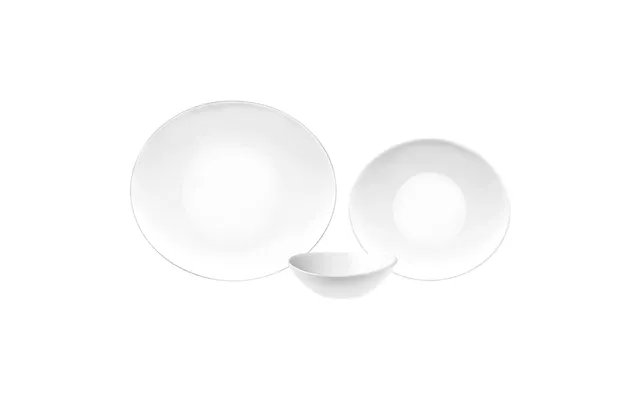 18pc Prometeo Glass Dinner Set