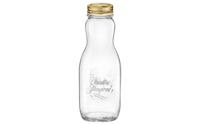 1l Quattro Stagioni Glass Juice Bottle With Screw Top Lid