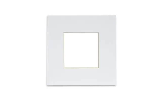 2 X 2 Picture Mount For 4 X 4 Frame - White