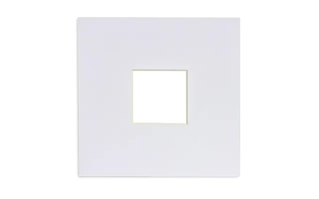 2 X 2 Picture Mount For 6 X 6 Frame - White