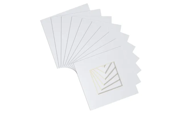 2 X 2 Picture Mounts For 4 X 4 Frame - Pack Of 10