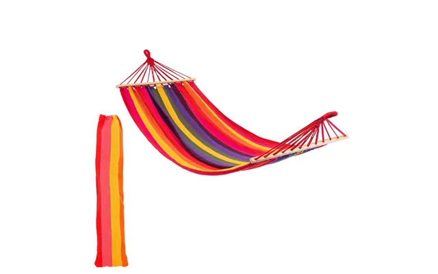 200 X 80cm Deluxe Cotton Garden Hammock - Multi