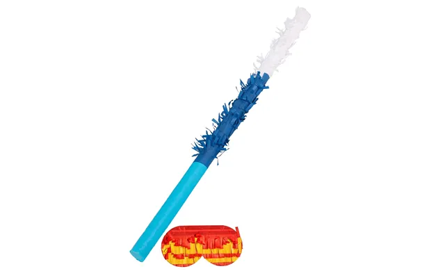 2pc Large Pinata Buster Stick & Blindfold Set - Blue