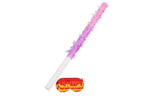 2pc Large Pinata Buster Stick & Blindfold Set - Pink