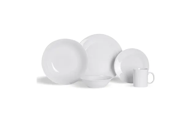30pc White Dinner Set