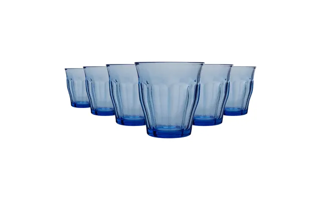 310ml Blue Picardie Water Glasses - Pack Of Six