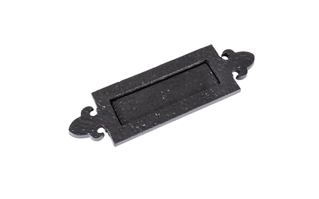 345mm X 105mm Black Fleur De Lis Letter Plate