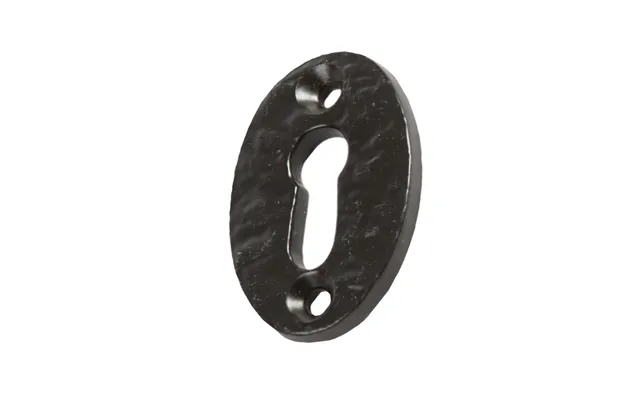 35mm X 50mm Black Rustic Escutcheon Plate