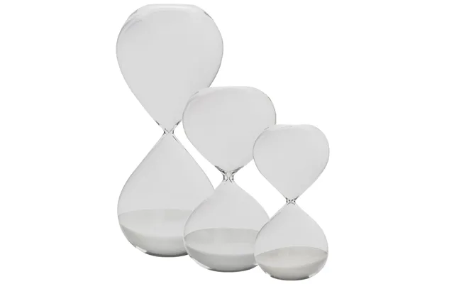 3pc Glass Sand Timer Set - 3 Sizes