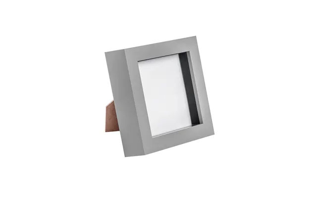 4 X 4 3d Box Photo Frame - Grey