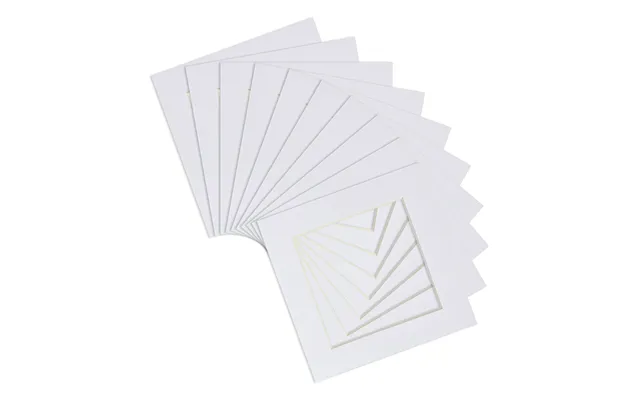 4 X 4 Picture Mounts For 6 X 6 Frame - Pack Of 10