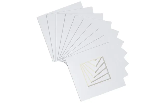 4 X 4 Picture Mounts For 8 X 8 Frame - Pack Of 10