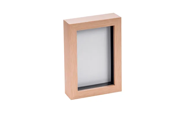 4 X 6 3d Box Photo Frame - Light Wood