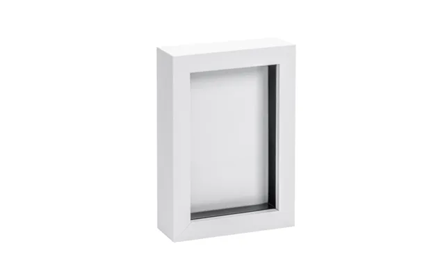 4 X 6 3d Box Photo Frame - White