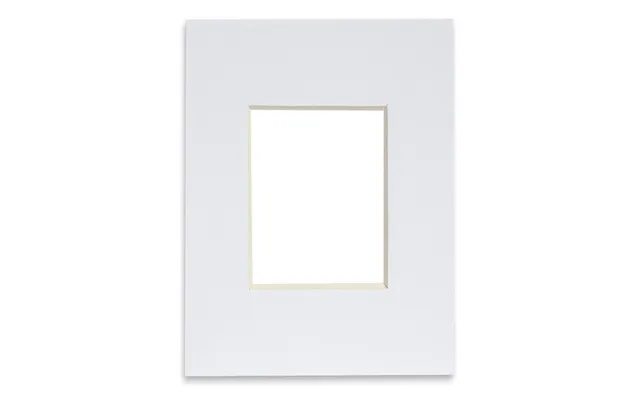 4 X 6 Picture Mount For 8 X 10 Frame - White
