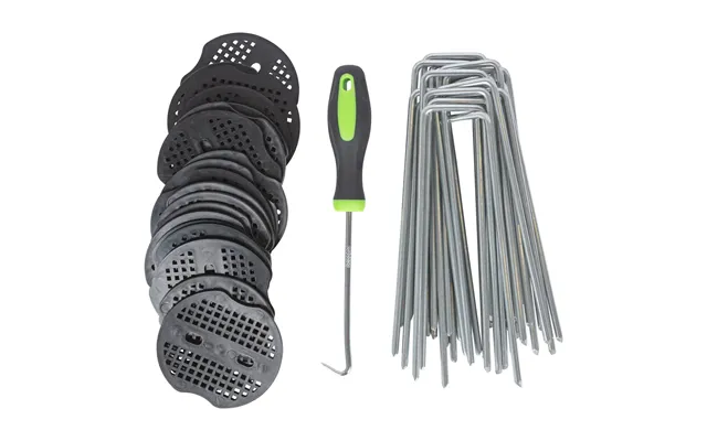 40pc 3mm Weed Membrane Peg Fixing Set With Removal Tool