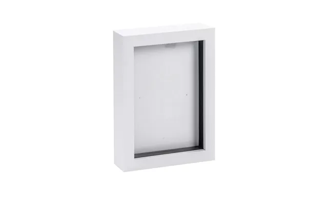 5 X 7 3d Box Photo Frame - White