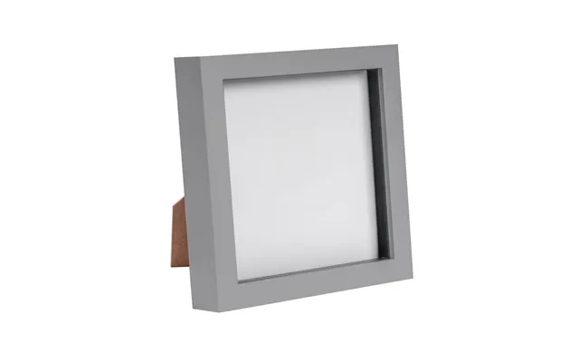 6 X 6 3d Box Photo Frame - Grey