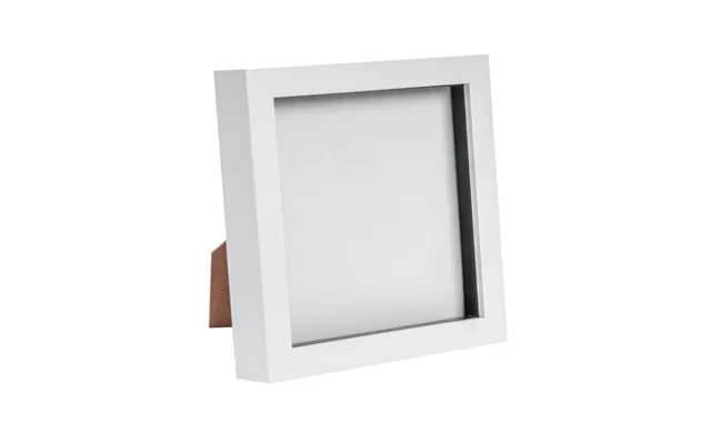 6 X 6 3d Box Photo Frame - White