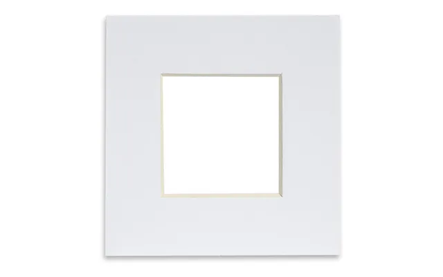 6 X 6 Picture Mount For 10 X 10 Frame - White