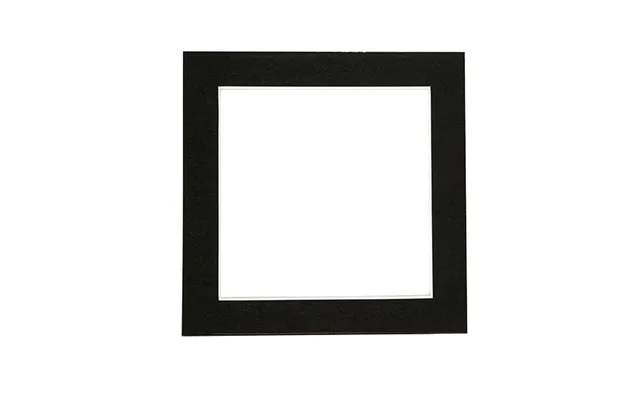 6 X 6 Picture Mount For 8 X 8 Frame - Black