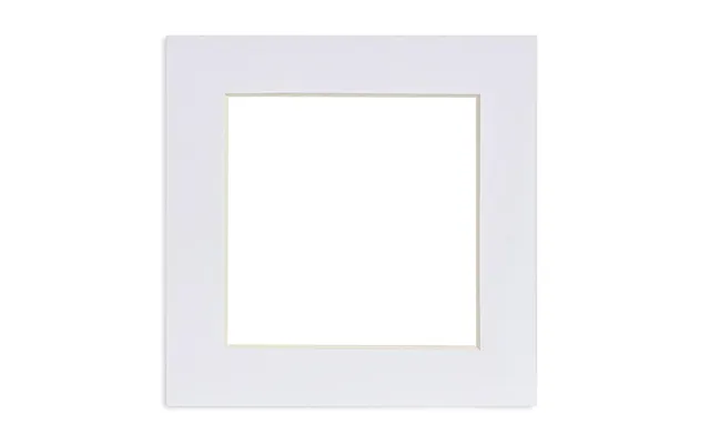 6 X 6 Picture Mount For 8 X 8 Frame - White