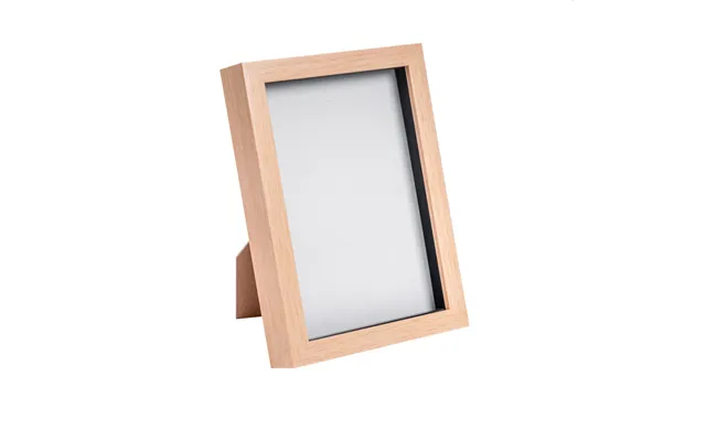 6 X 8 3d Box Photo Frame - Light Wood