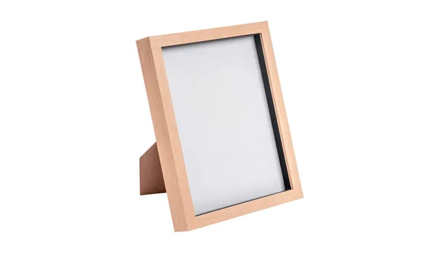 8 X 10 3d Box Photo Frame - Light Wood