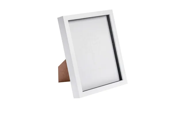 8 X 10 3d Box Photo Frame - White