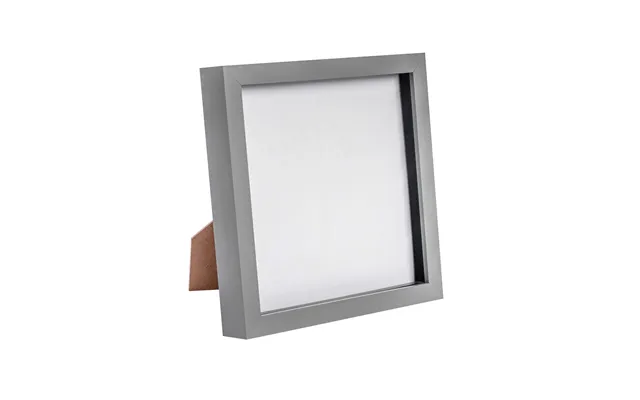 8 X 8 3d Box Photo Frame - Grey