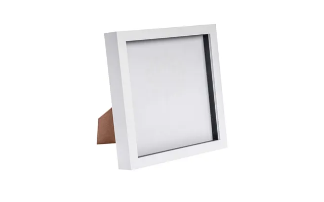 8 X 8 3d Box Photo Frame - White