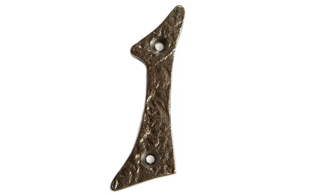80mm Grey Rustic Iron House Number 1