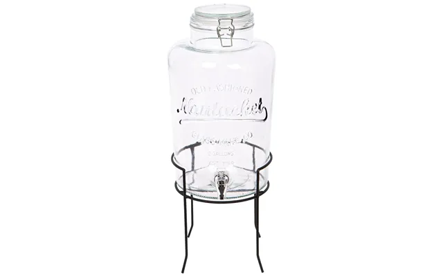 8.7l Glass Drinks Dispenser With Tap - Black