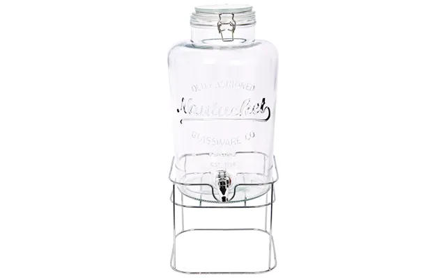 8.7l Glass Drinks Dispenser With Tap - Chrome