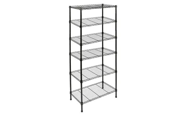 Adjustable Wire Shelving Unit - Black