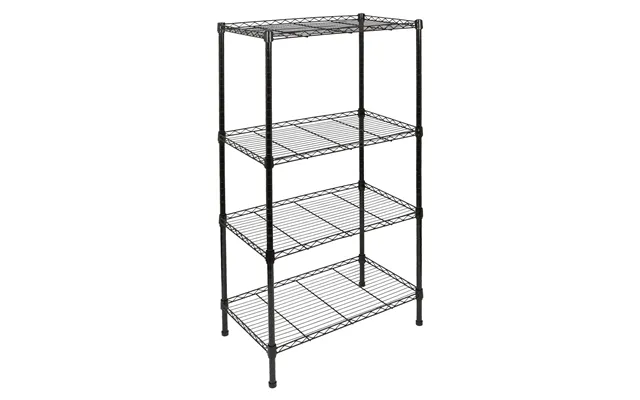 Adjustable Wire Shelving Unit - Black