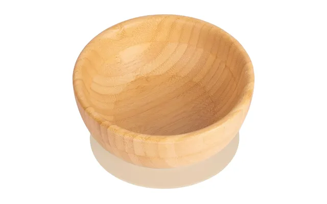 Bamboo Suction Bowl - Beige