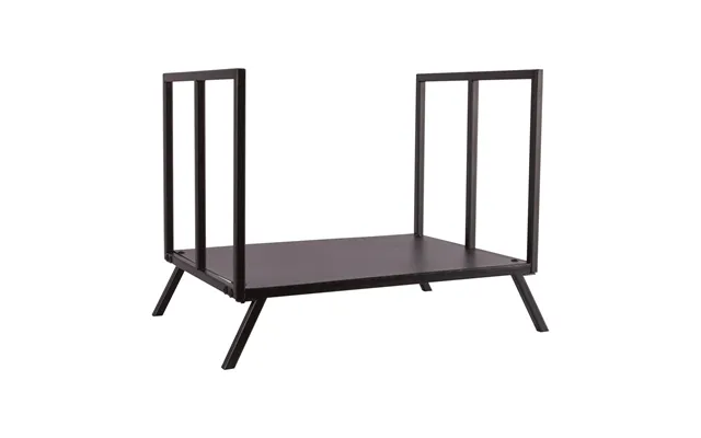 Black Fireside Log Storage Rack